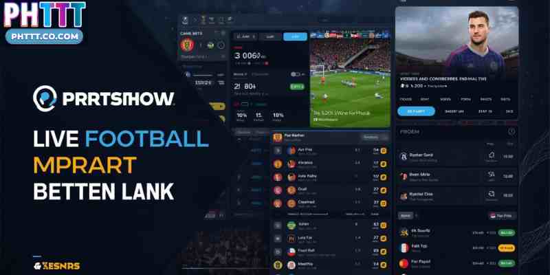 Live football wagering and in-play betting interface