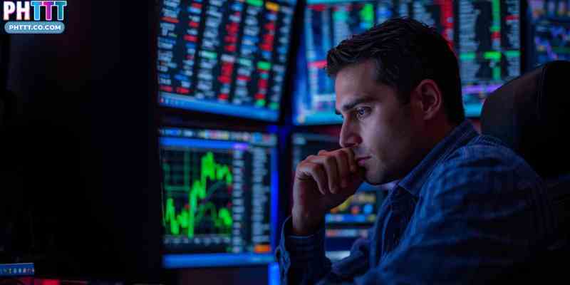  A bettor reviewing different sportsbook odds on multiple screens to identify the best value