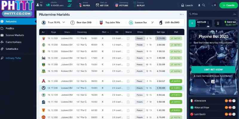  Screenshot or illustration of football betting markets interfac