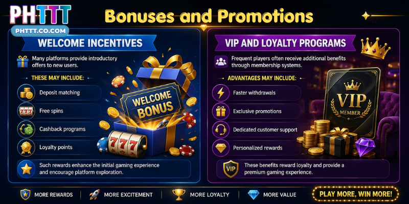 Bonuses and Promotions